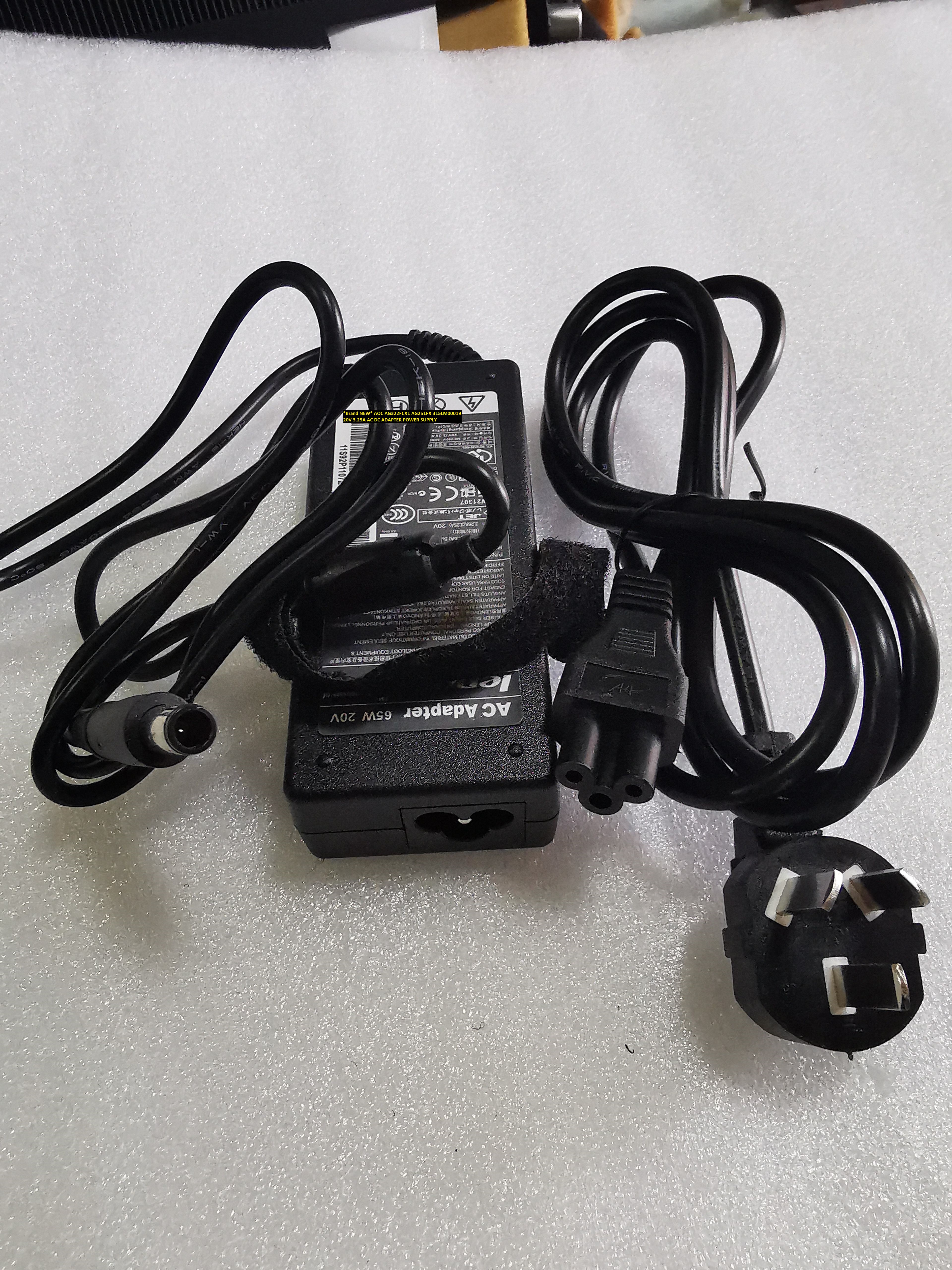 *Brand NEW* AOC 315LM00019 AG322FCX1 AG251FX 20V 3.25A AC DC ADAPTER POWER SUPPLY